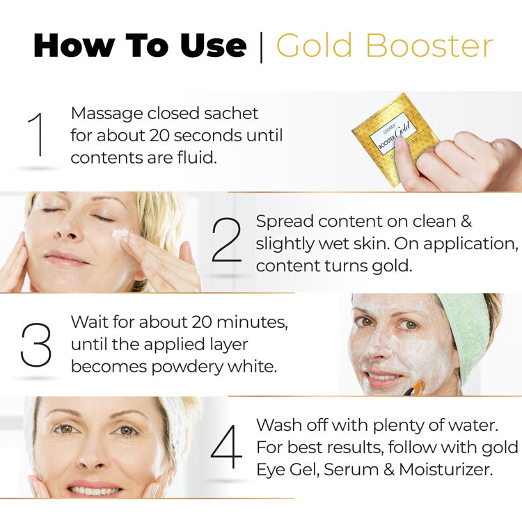 Leorex Booster 24K Gold Anti-aging Mask. 10 Units