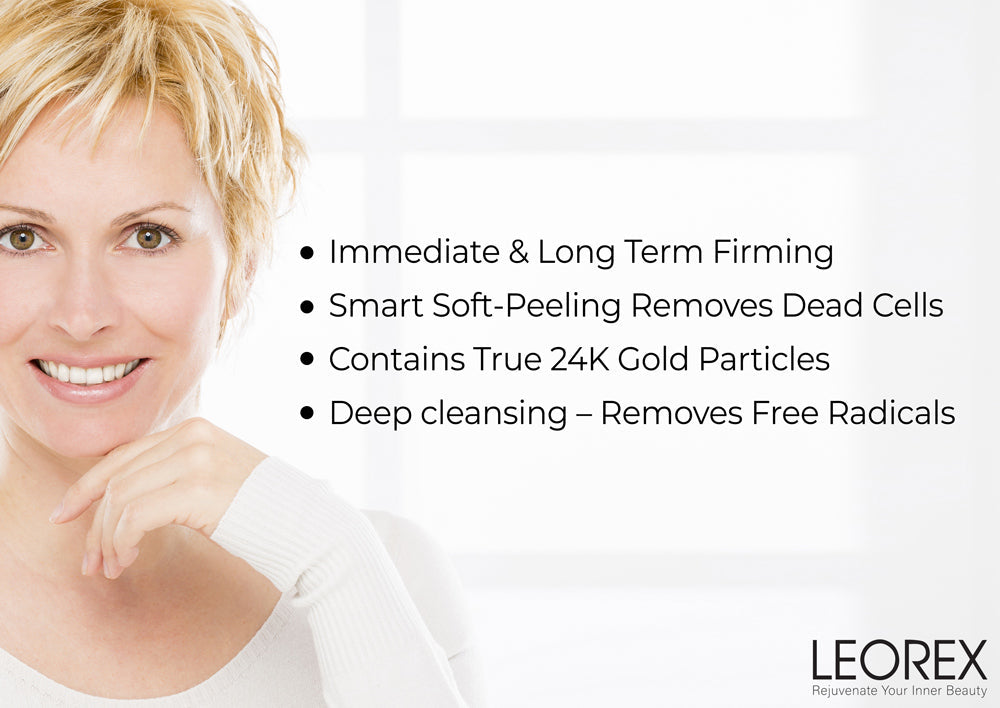 Leorex Booster 24K Gold Anti-aging Mask. 10 Units