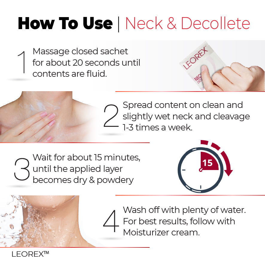 NECK & DECOLLETE Neck & Neckline AntiWrinkle Formula Leorex Anti